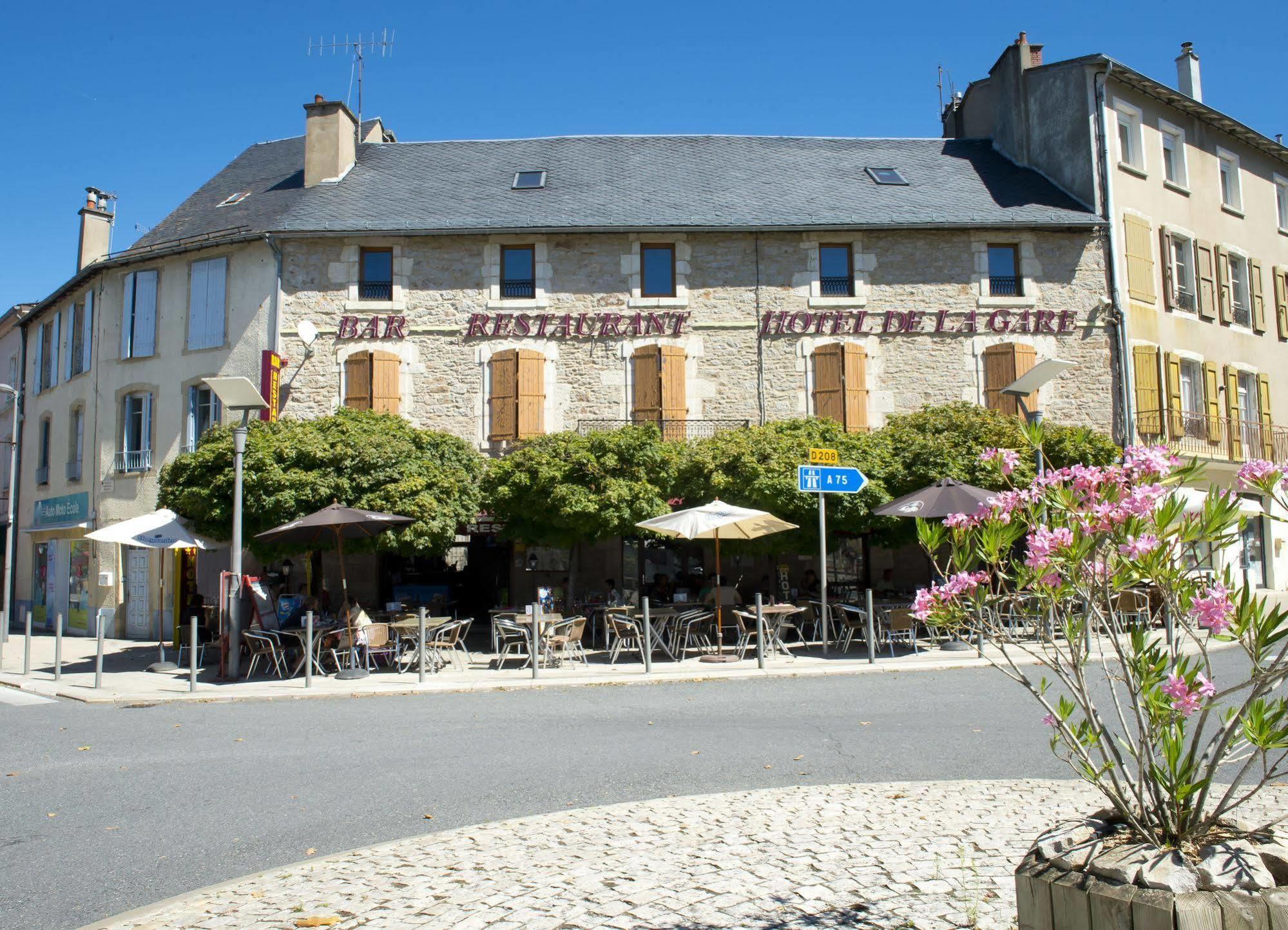 Hotel De La Gare Sévérac-le-Château Eksteriør bilde